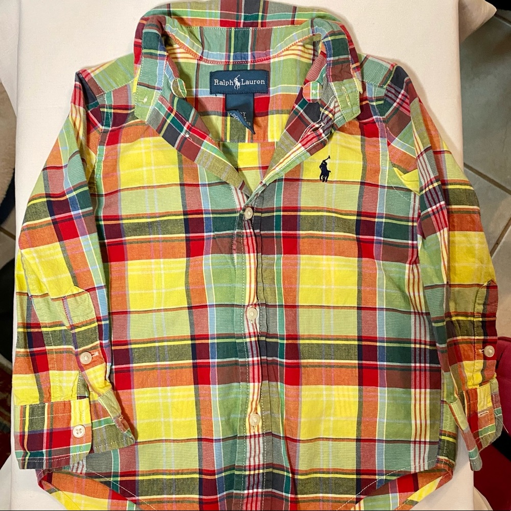Boys 2T Button Down Ralph Lauren Polo